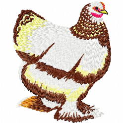 Chickens And Roosters Embroidery Design 10 Chickens And Roosters Embroidery Design 10